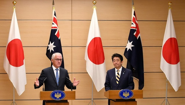 澳新,军事到访协议,联合军演,引进来,走出去,推销,新协议,读卖新闻,修宪,军队到访协定