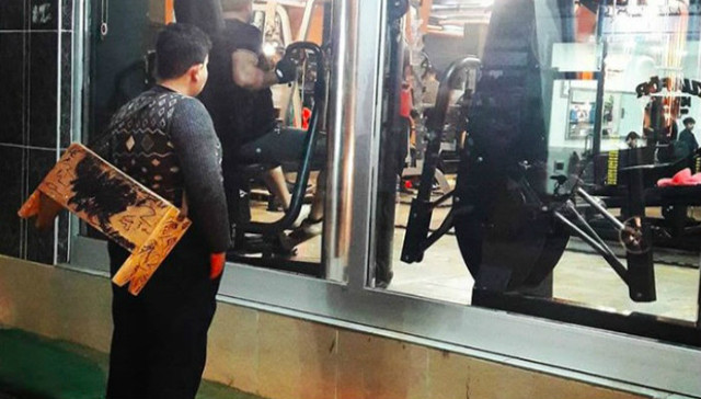 因为一张照片，叙利亚小难民成了健身房的终身会员