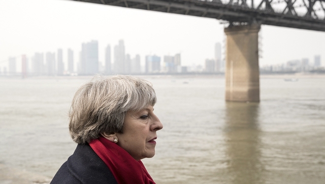 特蕾莎·梅,英国,中国,脱欧,自贸,欧盟,美国