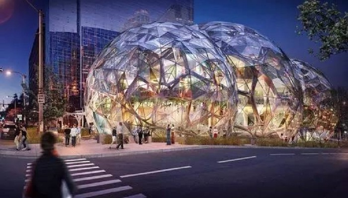 为激发员工创造力 亚马逊总部真造了片亚马逊雨林