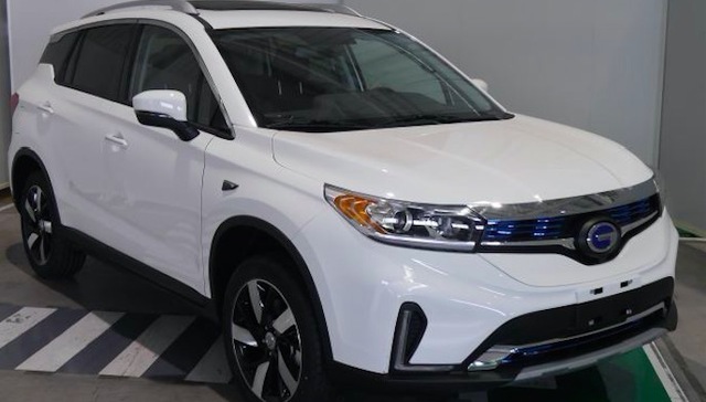 自主反哺合资  基于传祺GS4 EV打造的广丰纯电动车申报图曝光