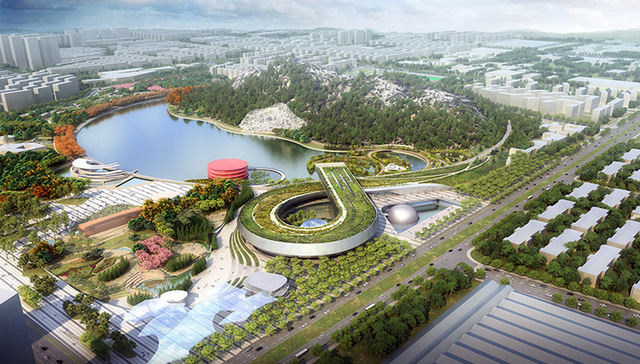苏州乐园原址上要盖一座科技博物馆，设计灵感源于姑苏城