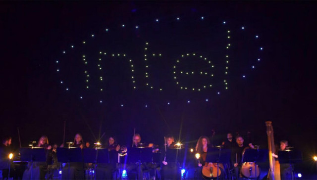 【视频】Intel冬奥会大秀无人机 Shooting Star点亮平昌夜空