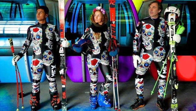 墨西哥高山滑雪队的队服实在是太独特了