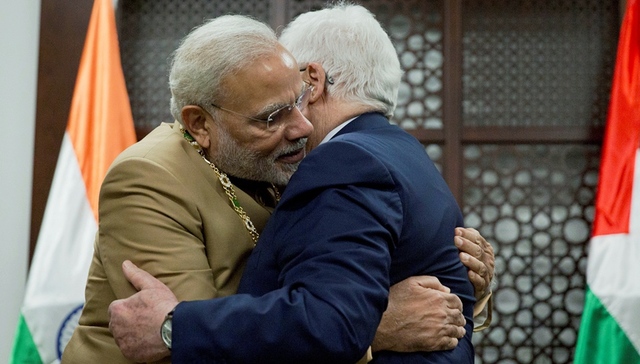 莫迪,印度,巴勒斯坦,以色列,美国,阿联酋,海湾国家