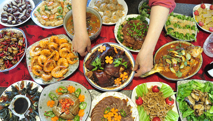 年夜饭,除夕夜,全家团圆