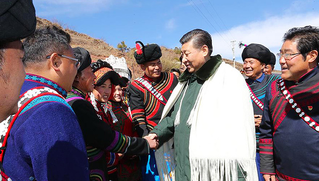 新闻联播,悬崖村,总书记的牵挂·一枝一叶总关情,山顶,农村贫困人口,索道,干部群众,甘肃定西,种植