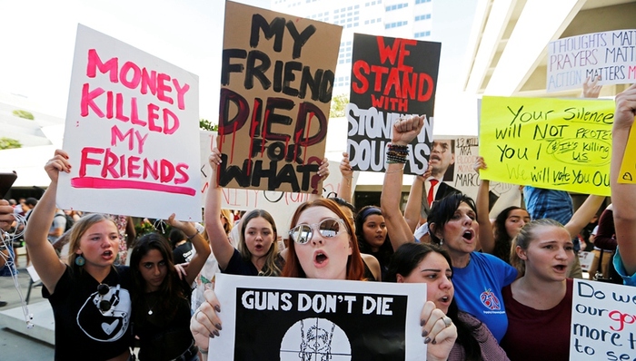 枪击,特朗普,美国,控枪,游行