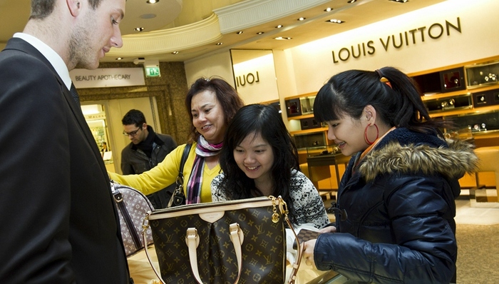 中国,游客,买,出境,旅游,奢侈品