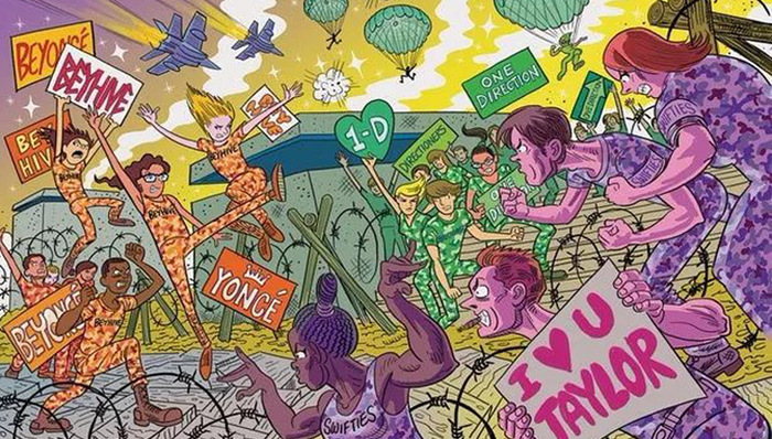 粉丝,少年团,Swift,Beyonce,Reddit,Facebook,Tumblr,K-POP