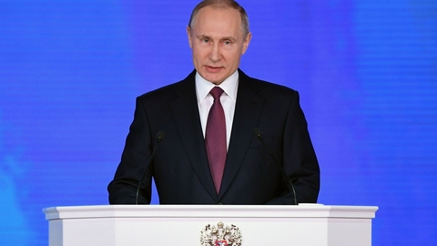 普京发布大选前最后一份国情咨文 展望未来堪比竞选纲领