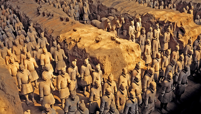 美国,兵马俑,手指