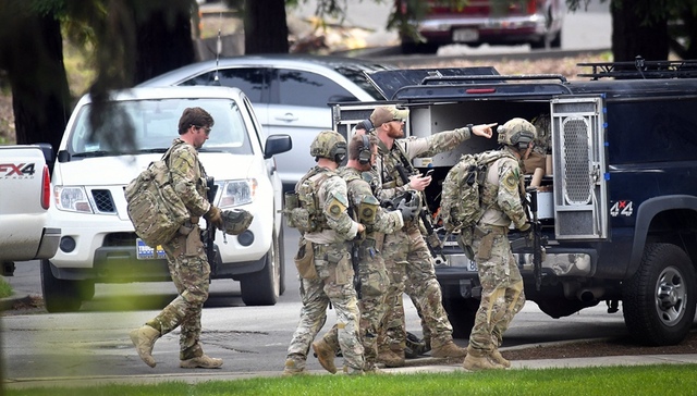 退伍军人,劫持,枪击,加利福尼亚