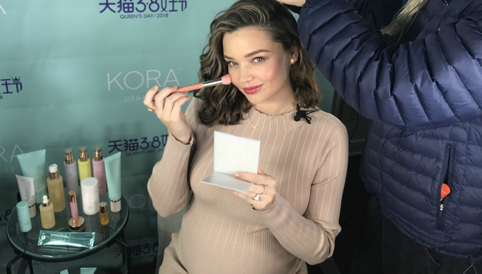 钱包准备好 米兰达可儿在天猫开卖自己的护肤品牌