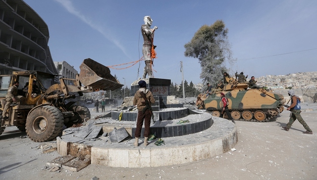 阿夫林,库尔德,雕像,土耳其,美国,埃尔多安,叙利亚