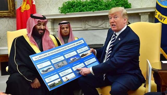 签完百亿美元军购大单 沙特王储还要在美国考察三个星期