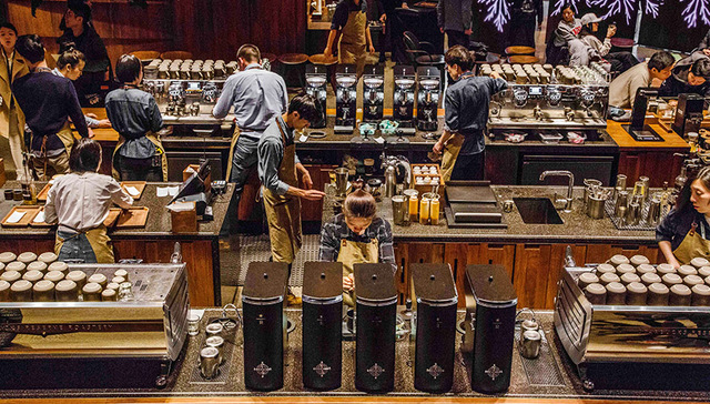 星巴克臻选上海烘焙工坊,上海,兴业太古汇,星巴克工厂店