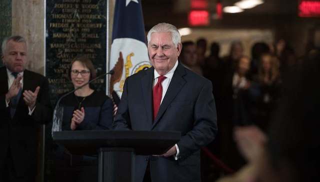 蒂勒森国务院告别演讲：华盛顿很卑鄙 你们要保持正直