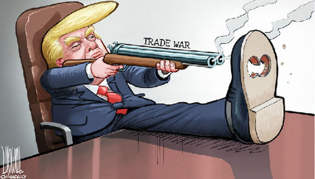 特朗普,贸易战,darkhorse,NeutronA,美国总统,美国人民,美国政府,网友称,中国日报