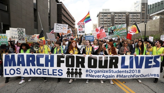 美国,游行,控枪,步枪协会,中期选举