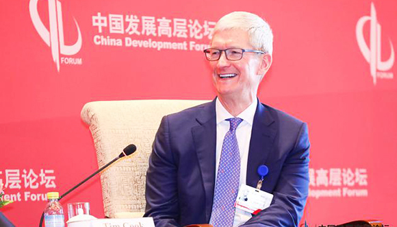 苹果CEO库克：中美两国在贸易上可以共同做大