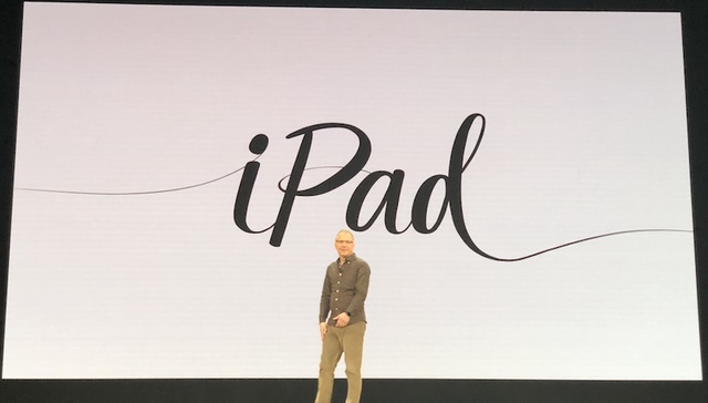 苹果新iPad亮相 售价2588元还支持Apple Pencil