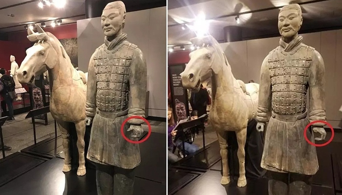 兵马俑,手指,美国,费城