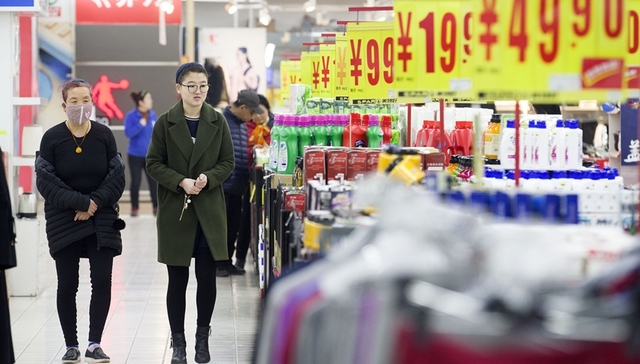 3月中国CPI同比增长2.1% PPI增幅创17个月新低