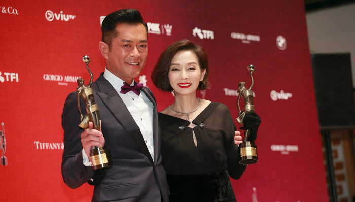 第37届香港电影金像奖揭晓 古天乐、毛舜筠分获最佳男女主角