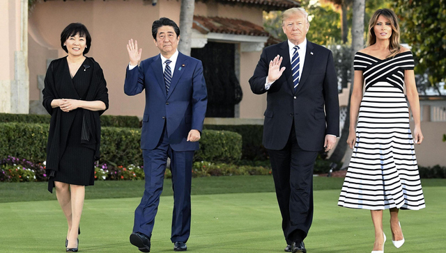 安倍访美盼解决经贸纠纷 不料特朗普再变脸发推痛批TPP