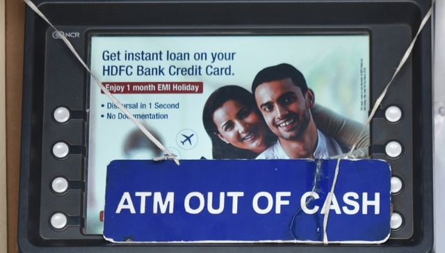 印度国民大会党,钱荒,ATM机,诈骗案,央行,反对党,银行体系,特伦,2019年,印度人民党