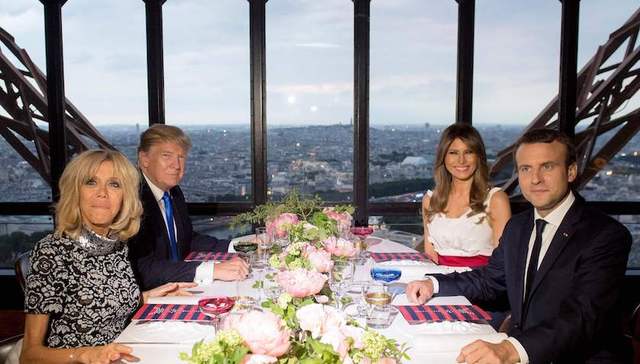 首次准备国宴  梅拉尼娅要给马克龙夫妇什么惊喜？