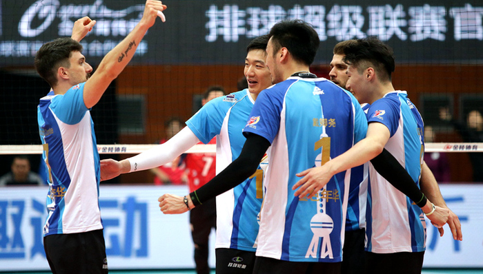 第14次登顶 上海胜北京夺男排联赛四连冠