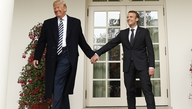 特朗普马克龙“大秀恩爱” 但分歧犹存