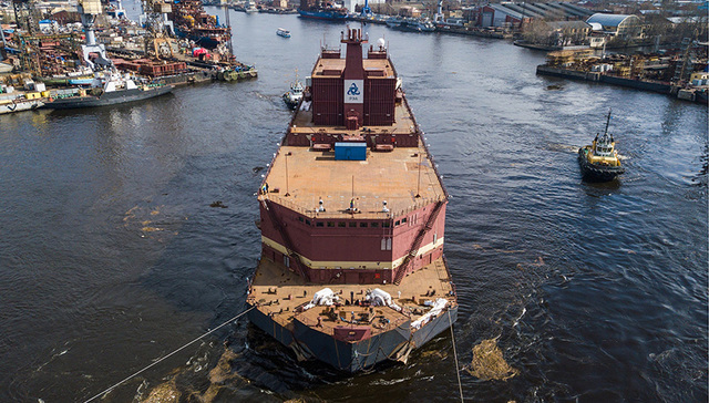 世界首座漂浮核电站出海引忧虑 环保人士：核泰坦尼克