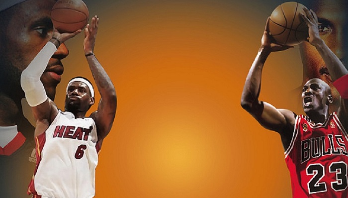 乔丹,詹姆斯,NBA