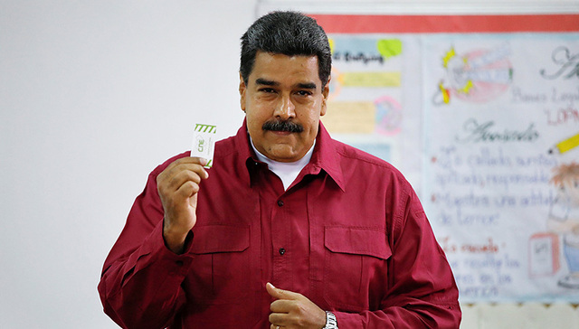 马杜罗连任委内瑞拉总统 新政府面临三大挑战