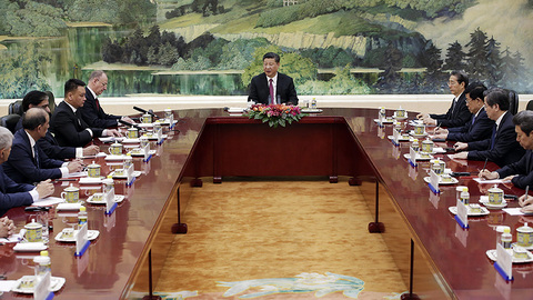 习近平集体会见上海合作组织成员国安全会议秘书会议外方代表团团长