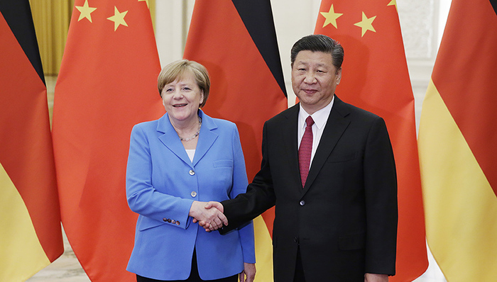 习近平,默克尔,text-indent,德国总理,中方愿,style,中欧关系,双边关系,多边主义