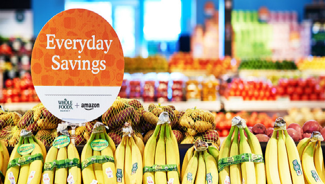 全食超市,亚马逊