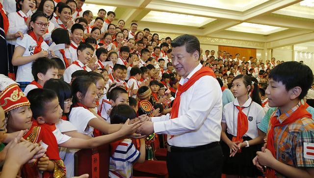 习近平,教育部网站,无距离感,大陈岛,足球人才,希望,球员,六一,精忠报国,大朋友