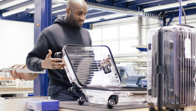 【是日美好事物】这个秋天来一件风情纪梵希 RimowaxOff-White透明行李箱自带安检功能