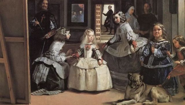 《宫娥》是委拉斯凯兹是对着镜子画出来的吗？