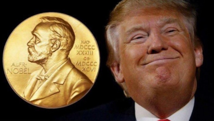 特朗普,诺贝尔和平奖,提名,候选人,NRK,真定,朝鲜,2019年,叙利亚,军事