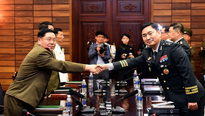 军事会谈,军事分界线,重启,国防部,统一阁,海域,军事通信,朝鲜半岛,板门店宣言,西海