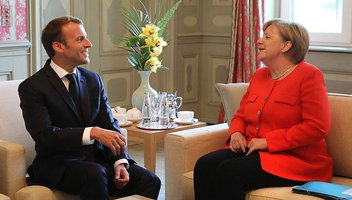 欧元,默克尔,马克龙