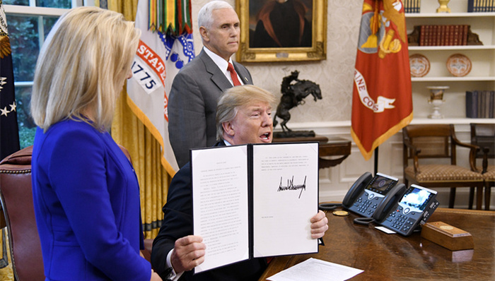 唐纳德·特朗普,美国移民