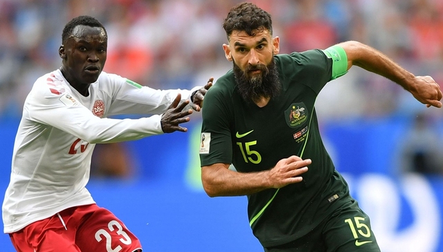 埃里克森、耶迪纳克连场进球 丹麦1-1战平澳大利亚