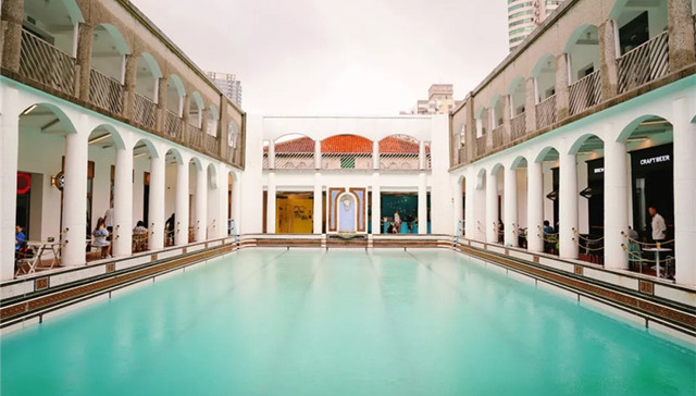 上海曾红极一时的泳池变身网红打卡胜地，连贝克汉姆都来了