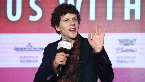 【上海电影节】“卷西”杰西·艾森伯格：开微信，让我觉得自己像个中国公民了